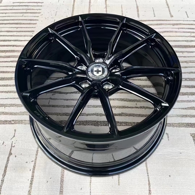L'aérodynamique HRE a forgé des roues que HRE P101SC annotent les jantes noires de Monoblock