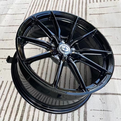 L'aérodynamique HRE a forgé des roues que HRE P101SC annotent les jantes noires de Monoblock