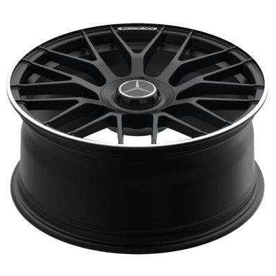 La croix d'AMG a parlé Mercedes Benz Forged Wheels Matt Black