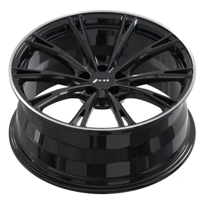 Alliage d'aluminium noir brillant d'ABT Sportsline GR-f Audi Forged Wheels 6061-T6
