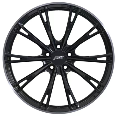 Alliage d'aluminium noir brillant d'ABT Sportsline GR-f Audi Forged Wheels 6061-T6