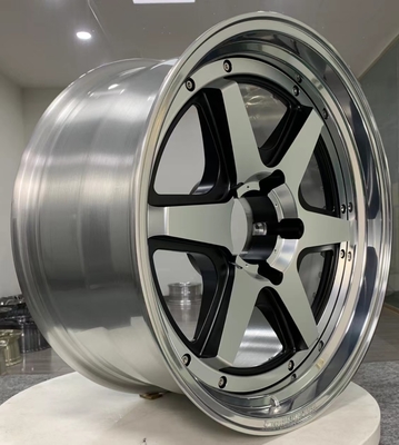 Le plat profond 2 morceaux a forgé l'alliage d'aluminium des roues 6061-T6