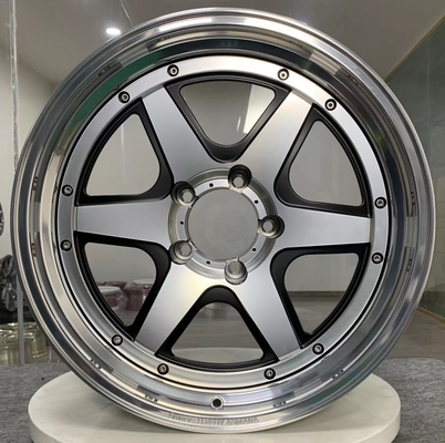Le plat profond 2 morceaux a forgé l'alliage d'aluminium des roues 6061-T6