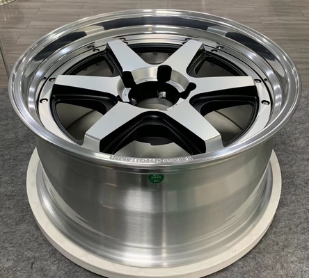 Le plat profond 2 morceaux a forgé l'alliage d'aluminium des roues 6061-T6