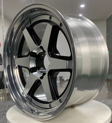 Le plat profond 2 morceaux a forgé l'alliage d'aluminium des roues 6061-T6