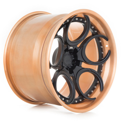 La concurrence de Spéc. de voie d'ADV05C 3 morceaux a forgé l'alliage d'aluminium des roues 6061-T6