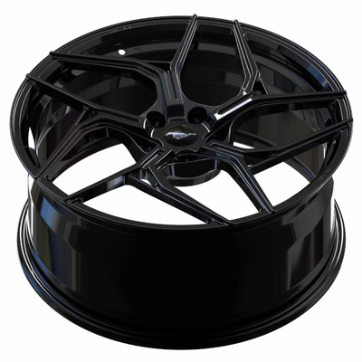 L'automobile de Ford Mustang Gloss Black Forge roule 20 21 22 pouces 5x114.3