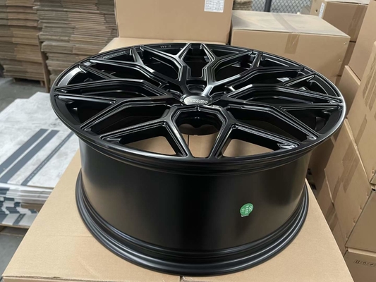 Roues forgées noires de satin de Vossen HF-2