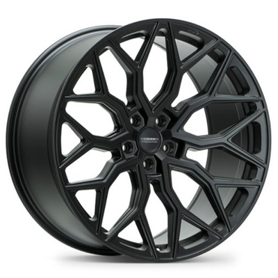 Roues forgées noires de satin de Vossen HF-2