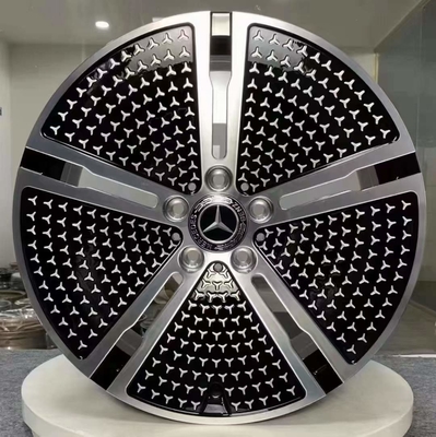 noir haut Sheen Mercedes Benz Forged Wheels de 5-Spokes EQE V295 20 pouces