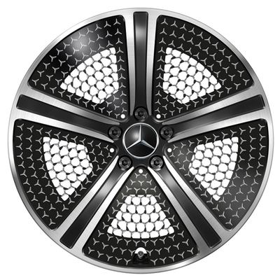 noir haut Sheen Mercedes Benz Forged Wheels de 5-Spokes EQE V295 20 pouces