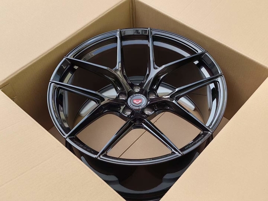 Vossen S21-01 a forgé le visage noir balayé par roues