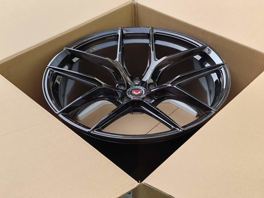 Vossen S21-01 a forgé le visage noir balayé par roues