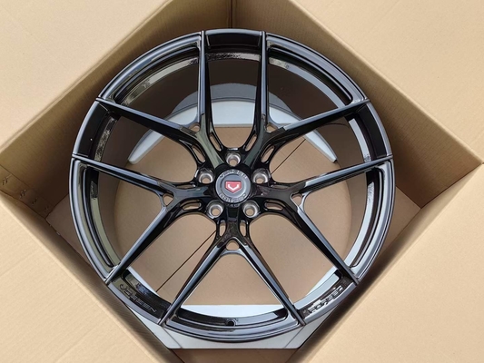 Vossen S21-01 a forgé le visage noir balayé par roues
