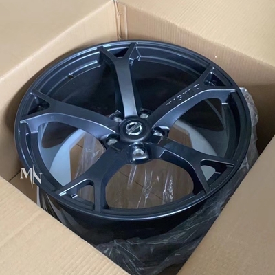 La roue Rim Nissan 370Z Z34 Monoblock de Gunmetal d'OEM de Nissan Nismo a forgé des roues
