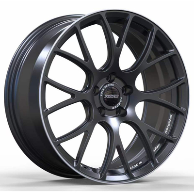 La finition G16 faite sur commande de emballage de Volk a forgé des roues Matt Black