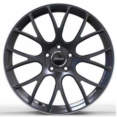 La finition G16 faite sur commande de emballage de Volk a forgé des roues Matt Black
