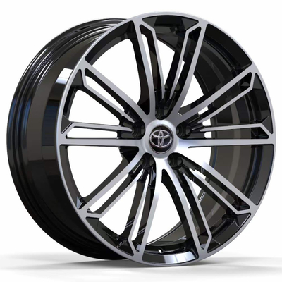 Toyota 19" automobile de forge de conception d'OEM roule le visage usiné