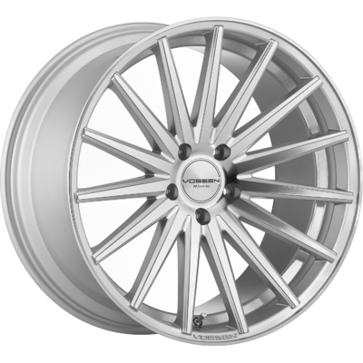 L'argent balayé Vossen VFS-2 a forgé des roues pour BMW E93 M3