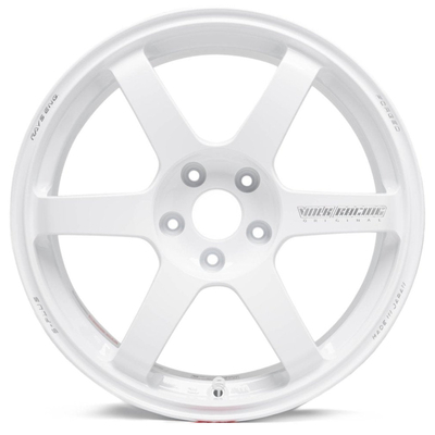 Volk emballant le tiret plus de s 18X9.5 blanc +38 de la SAGA TE37 +45 5x114.3 5X120