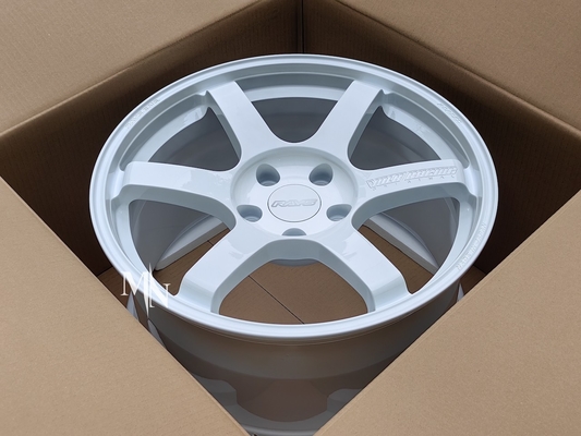 Volk emballant le tiret plus de s 18X9.5 blanc +38 de la SAGA TE37 +45 5x114.3 5X120