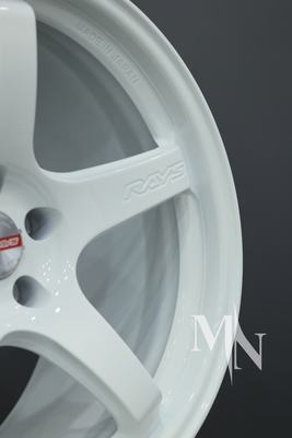 Jantes Nismo Rays 57CR Forge Auto pour Infiniti Q50 370Z 350Z, blanches