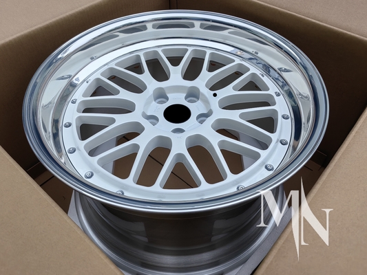 2 pièces de roues personnalisées forgées BBS LM LMR LeMans Jantes en or pour BMW 370z 350z