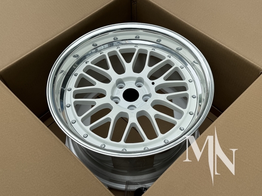 2 pièces de roues personnalisées forgées BBS LM LMR LeMans Jantes en or pour BMW 370z 350z