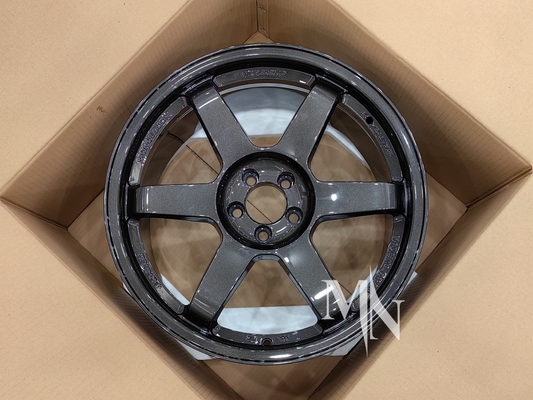Volk Racing TE37 SL roues noires édition III 4x100 5x120 18 19 20 pouces sur mesure double jantes noires