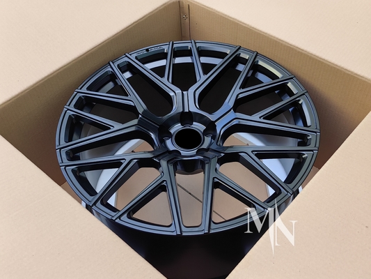 Roue pour Audi R8 Mustang Mercedes 18 19 20 pouces personnalisée en noir bronze brossé en titane