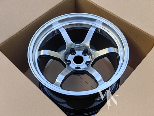 Roues Advan R6 Pour Nissan GTR R32 R33 R34 R35 18 19 20 pouces édition noire Jantes en alliage