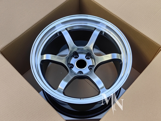 Roues Advan R6 Pour Nissan GTR R32 R33 R34 R35 18 19 20 pouces édition noire Jantes en alliage