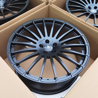 Hamann anniversaire roues forgé profondément concave noir satiné