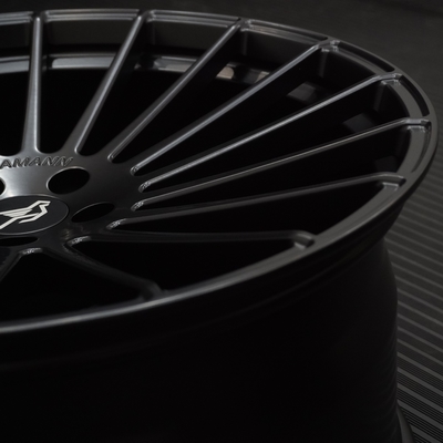 Hamann anniversaire roues forgé profondément concave noir satiné