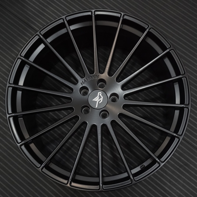 Hamann anniversaire roues forgé profondément concave noir satiné