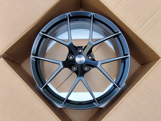 BBS Fi-R roues noires satinées 6061-T6 roues forgées en alliage d'aluminium