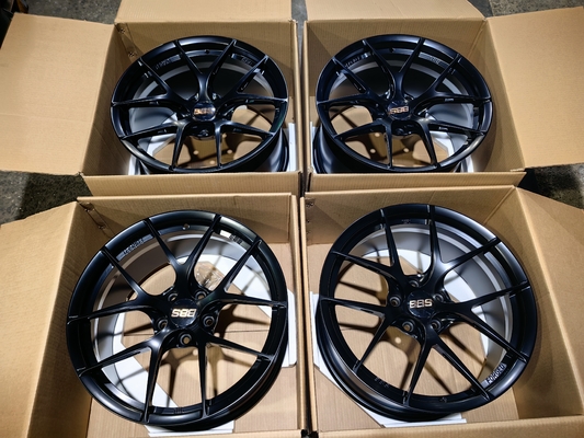 BBS Fi-R roues noires satinées 6061-T6 roues forgées en alliage d'aluminium