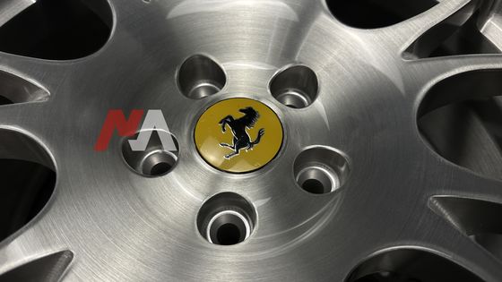 Jantes forgées Ferrari F430 Finition brossée transparente Maining Forged RE-01