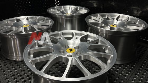 Jantes forgées Ferrari F430 Finition brossée transparente Maining Forged RE-01