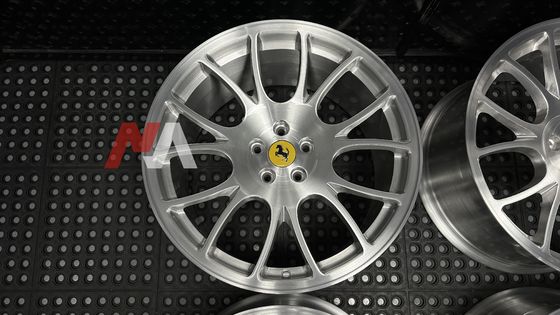 Jantes forgées Ferrari F430 Finition brossée transparente Maining Forged RE-01
