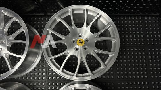 Jantes forgées Ferrari F430 Finition brossée transparente Maining Forged RE-01