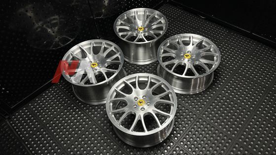 Jantes forgées Ferrari F430 Finition brossée transparente Maining Forged RE-01