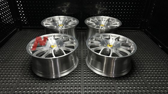 Jantes forgées Ferrari F430 Finition brossée transparente Maining Forged RE-01