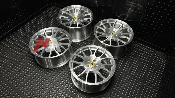 Jantes forgées Ferrari F430 Finition brossée transparente Maining Forged RE-01