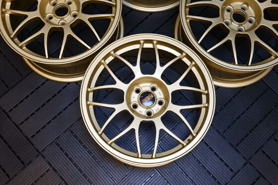 Subaru Impreza 22B Rare BBS RG334 5X100 roues forgées Jantes WRX STI GC8